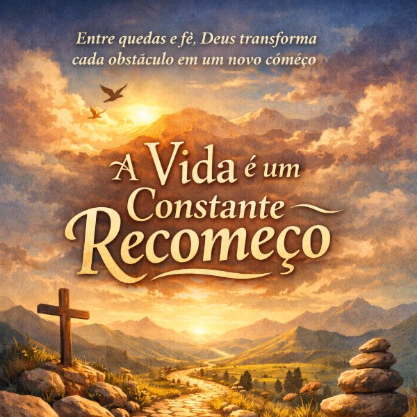A vida é um constante recomeço