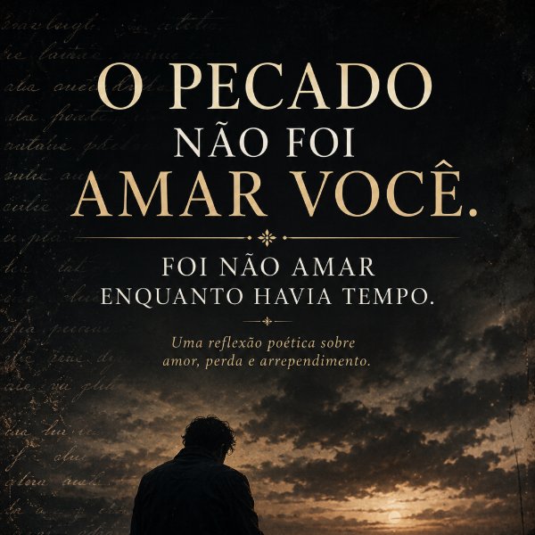 O Pecado de Não Amar Você